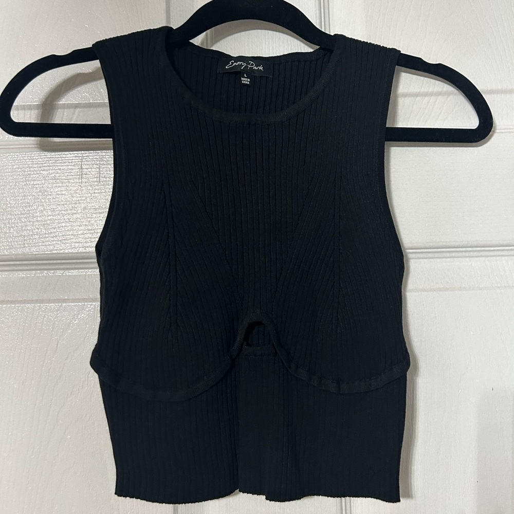 Brand New Ribbed Under Bust
Seam Crop Top